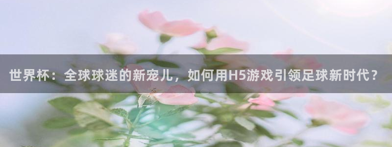 世界杯比赛：世界杯：全球球迷的新宠儿，如何用H5游戏引领足球新时代？